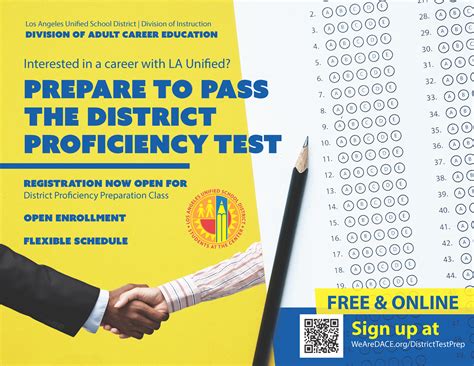 District Proficiency Test