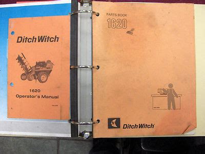 ditch witch 1620 manual