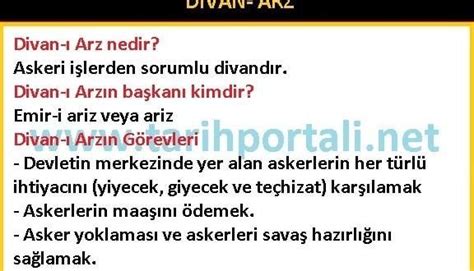 Divanı Arz Nedir