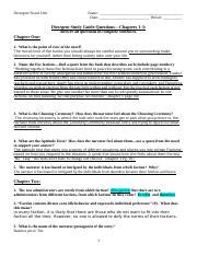 Divergent Study Guide Questions Answer Key