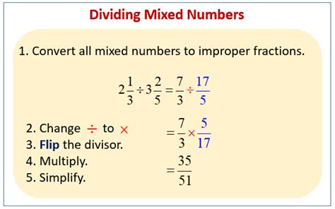 Divide Fractions And Mixed Numbers Online Practice Solving Mixed Number Fractions - Solving Mixed Number Fractions