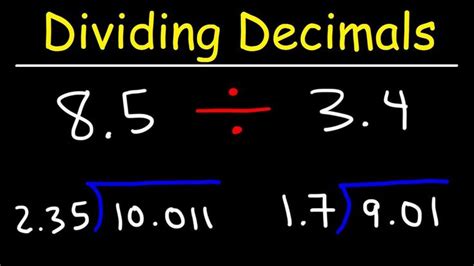 Dividing Decimals Not So Easy Youtube Division Of Decimal Numbers - Division Of Decimal Numbers
