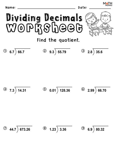 Dividing Decimals Worksheets Math Worksheets 4 Kids Dividing Decimals Worksheet Grade 6 - Dividing Decimals Worksheet Grade 6