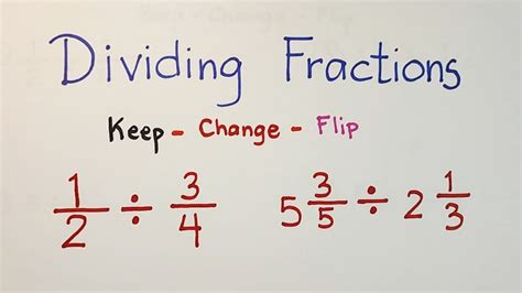 Dividing Fractions Resourcecenter Flipping Fractions - Flipping Fractions