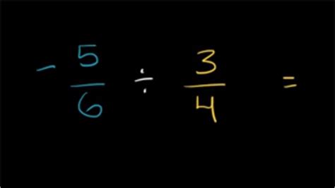 Dividing Negative Fractions Video Khan Academy Muliply Fractions - Muliply Fractions