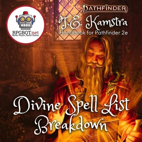 divine spell list pathfinder 2e
