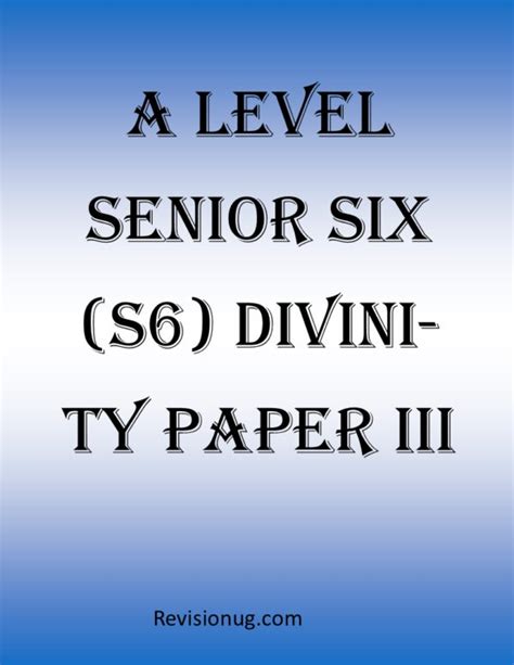 Read Online Divinity Paper 3 Questions And Answers 