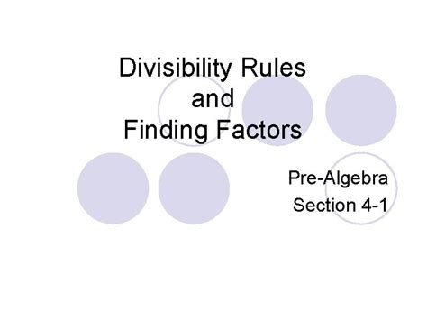 Divisibility And Factors Prealgebra Socratic Factor Division - Factor Division