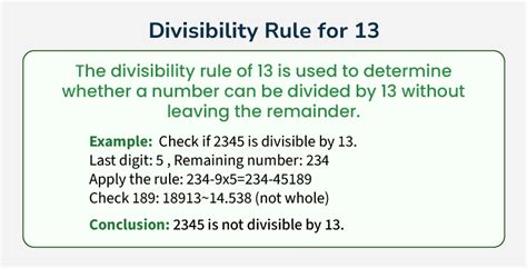 Divisible By 13 Rule