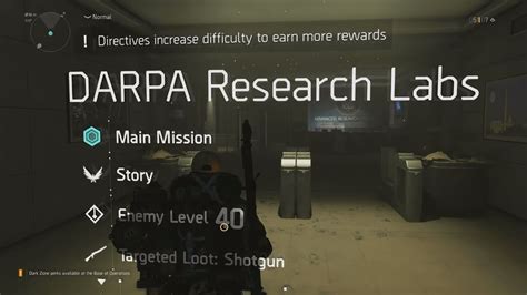 Division 2 Darpa Research Labs Walkthrough