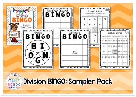 Division Bingo Classroom Freebies Long Division Bingo - Long Division Bingo