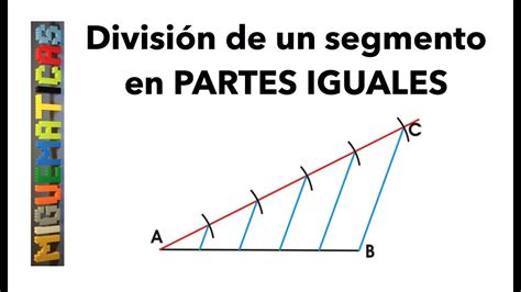 Division De Un Segmento En Una Razon Dada