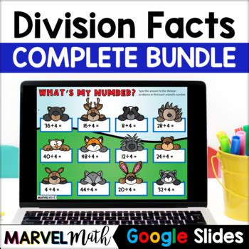 Division Facts Fun Practice Bundle Marvel Math Mastering Math Facts Division - Mastering Math Facts Division