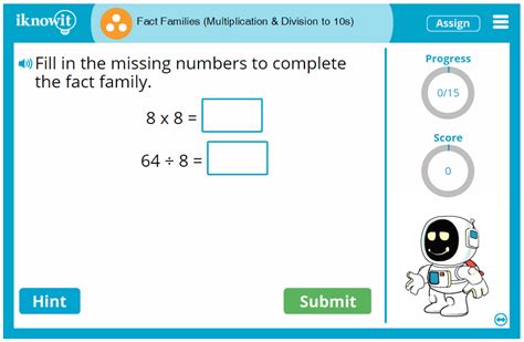 Division Facts Of 3 Games Online Splashlearn Three Division - Three Division
