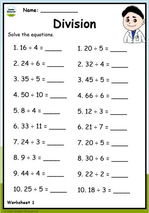 Division For 3rd Grade Worksheets Free Download On 3rd Grade Teks Math - 3rd Grade Teks Math