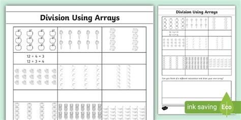 Division Using Arrays Teacher Made Twinkl Array For Division - Array For Division