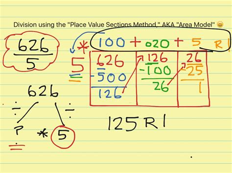 Division W Place Value Sections Method Youtube Place Value Sections Method Division - Place Value Sections Method Division