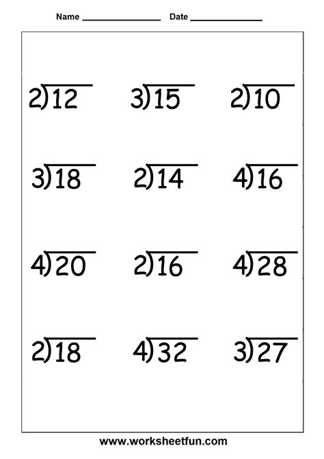 Division Worksheets Free And Printable Easy Division With Remainders - Easy Division With Remainders