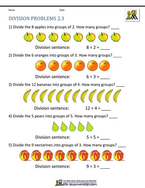 Division Worksheets Math Salamanders Division Worksheets - Division Worksheets