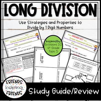 Read Online Division Study Guide 4Th Grade 