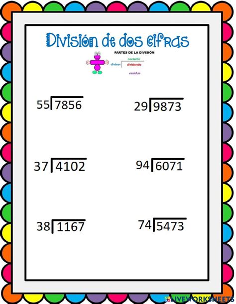 Divisiones Con Dos Cifras