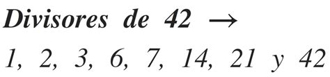 Divisores De 42