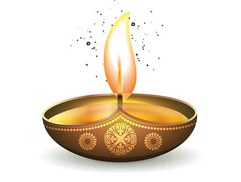 Diwali Oil Lamp Clipart