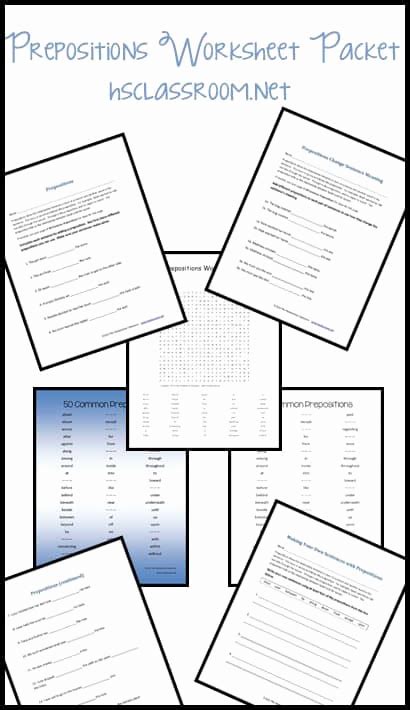 Diy 30 Professionally Prepositions Worksheets Middle School Prepositions Worksheet 5th Grade - Prepositions Worksheet 5th Grade