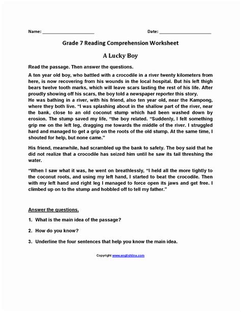 Diy 30 Simply Free 7th Grade Reading Worksheets Reading Worksheet For 7th Grade - Reading Worksheet For 7th Grade