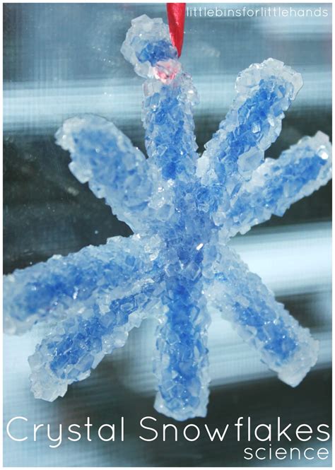 Diy Crystal Snowflake Ornaments Winter Science For Kids Snowflake Science Experiment - Snowflake Science Experiment