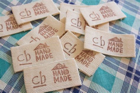 diy fabric labels a tutorial... great idea but a regular ink stamp