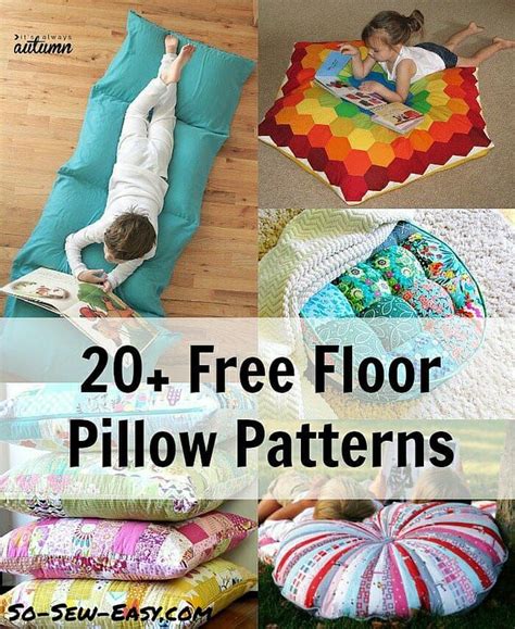 Diy Floor Pillows For Kids