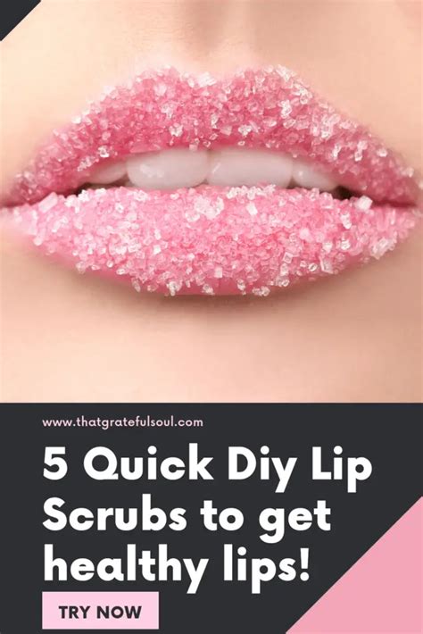 diy lip scrub for dark lips at home