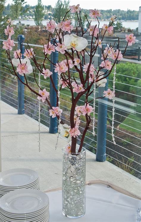 Diy Orchid Amp Cherry Blossom Silk Flower Crown Cherry Blossom Silk Flowers - Cherry Blossom Silk Flowers