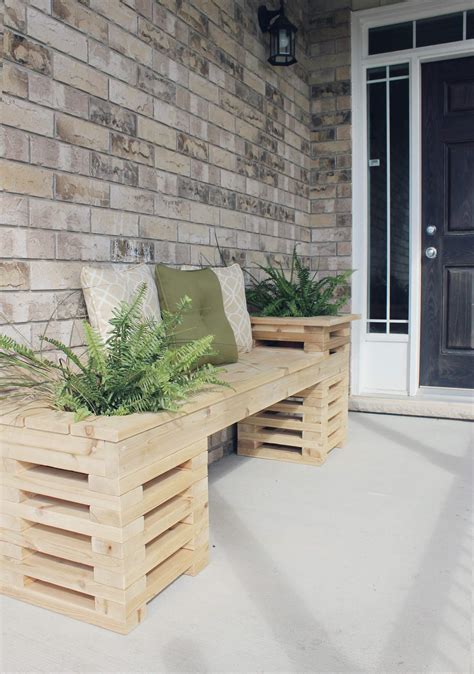 Diy Outdoor Bench With Tiles