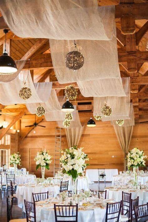 Diy Outdoor Wedding Decorations Burlap And White Lights
