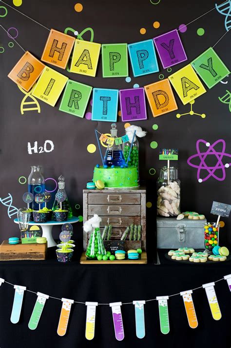 Diy Science Party Ideas For Kids Science Sparks Science Themed Party For Adults - Science Themed Party For Adults