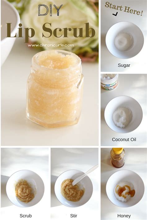 diy sugar lip scrub with essential oils instructions