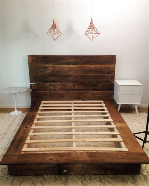 Diy Wood Platform Bed Frame