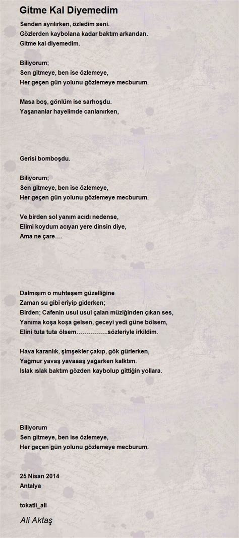 diyemedim gitme diye..#переписка #  TikTok. 