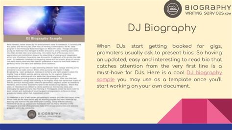 dj doc martin biography examples