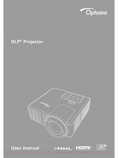 Full Download Dlp Projector Optoma 