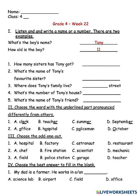 Dlr Grade 4 Week 22 Answer Key