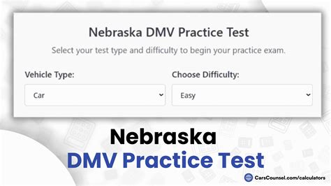 dmv nebraska practice test