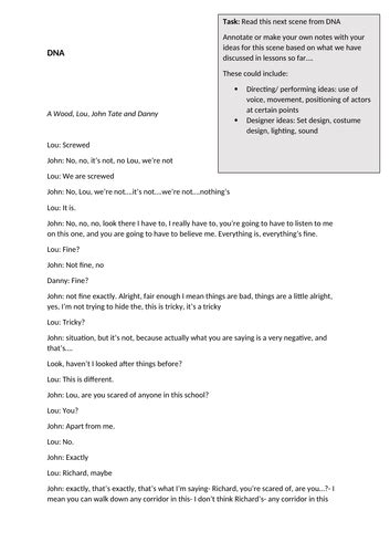 Dna Dennis Kelly Script Scene 3