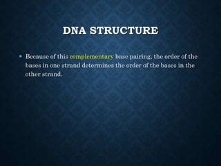 Dna Structure Ppt