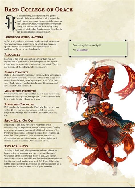 Dnd Bard Subclasses