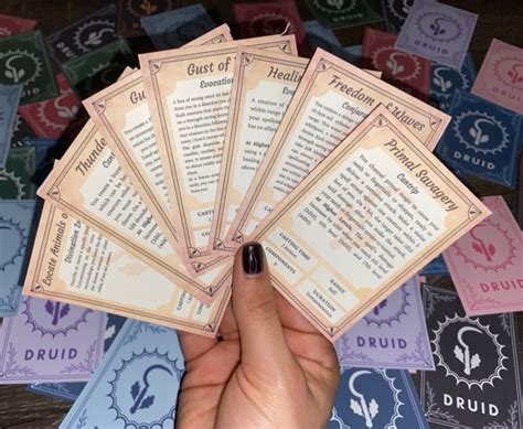 Dnd Spell Cards