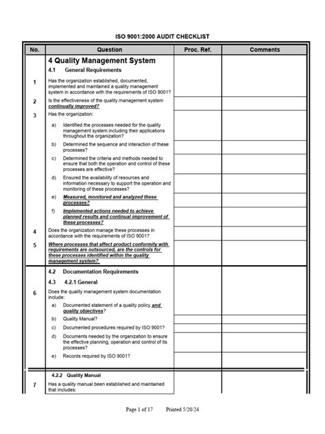 Dnv Survey Checklist