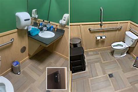 do university bathrooms have cameras?